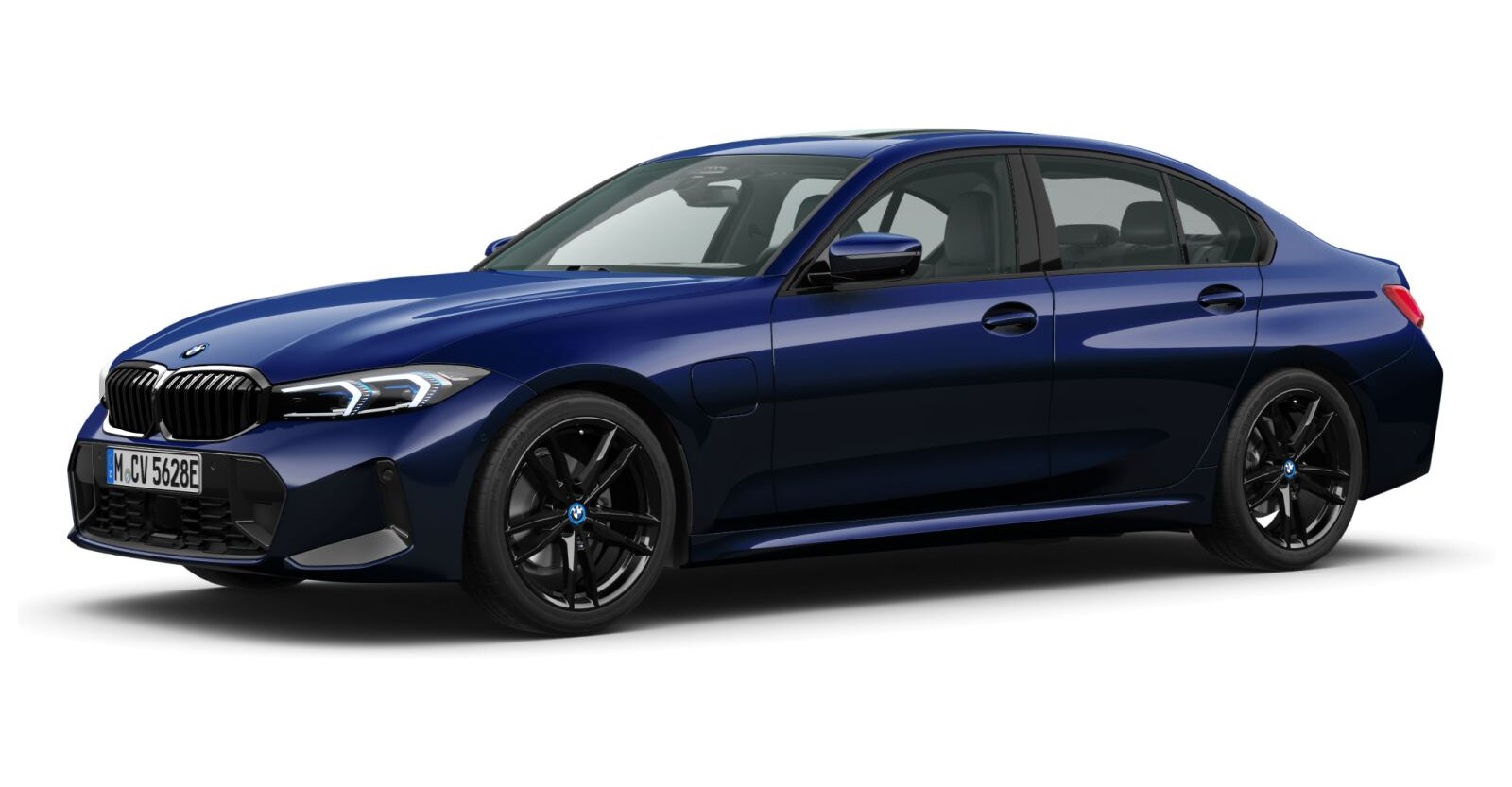 BMW BMW 3er in Blau von vorne BMW BMW 3er in Blau von vorne