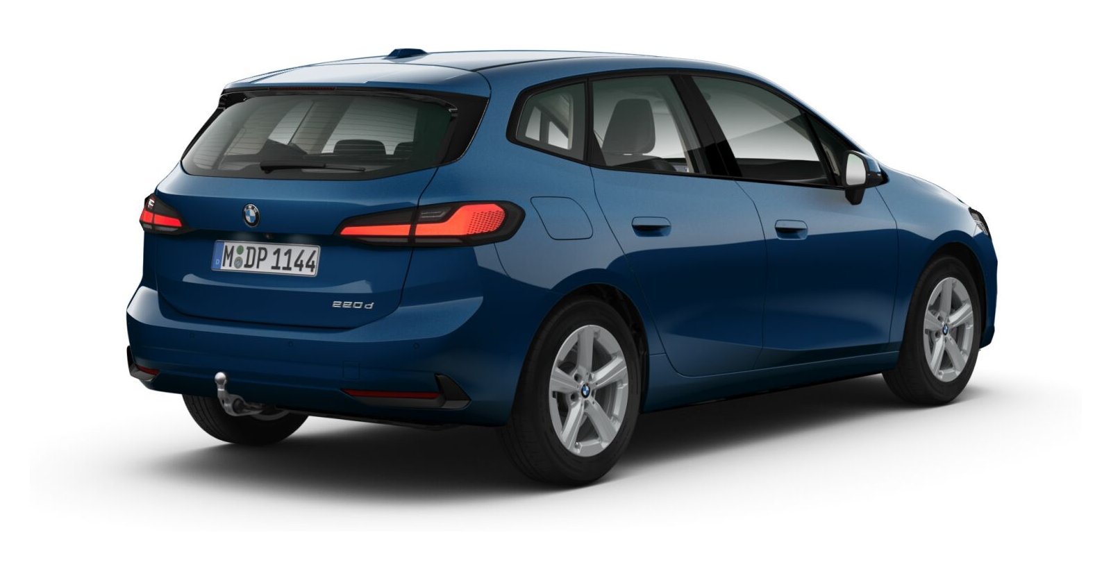 BMW BMW 2er in Blau von hinten BMW BMW 2er in Blau von hinten