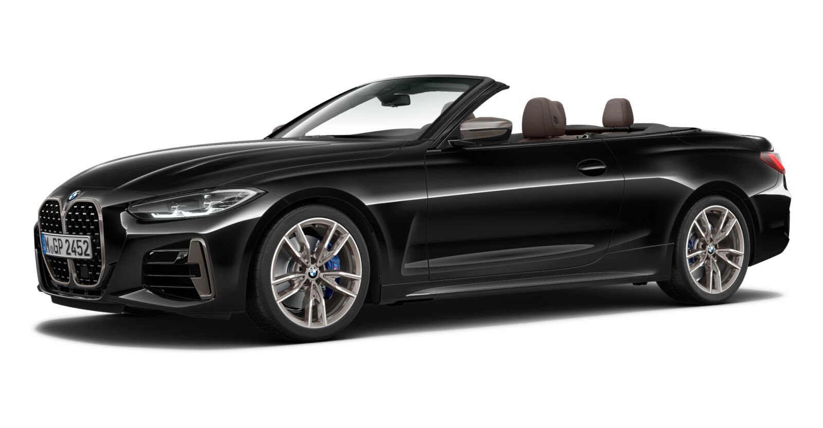 BMW BMW 4er in Schwarz von vorne BMW BMW 4er in Schwarz von vorne