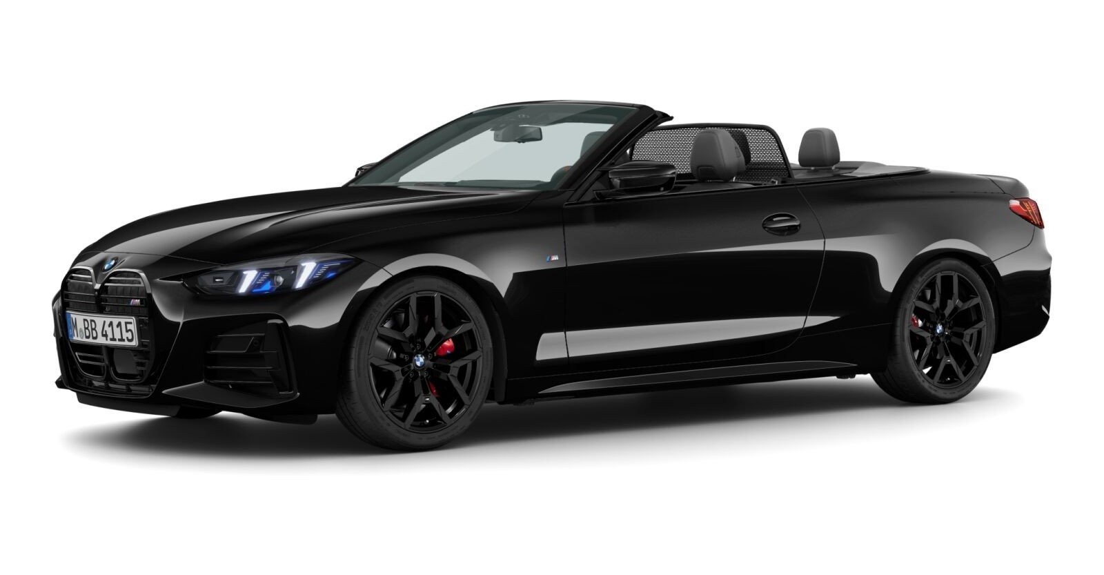 BMW BMW 4er in Schwarz von vorne BMW BMW 4er in Schwarz von vorne