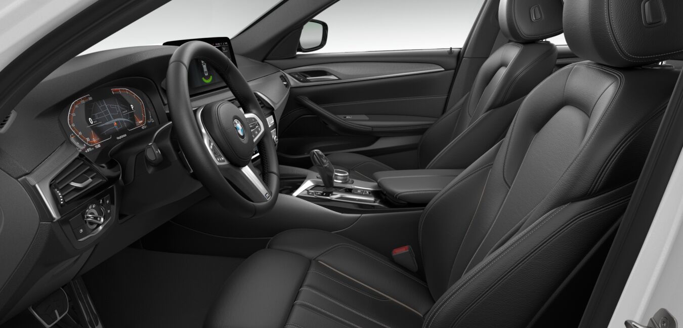 BMW BMW 5er im Innenraum seitlich