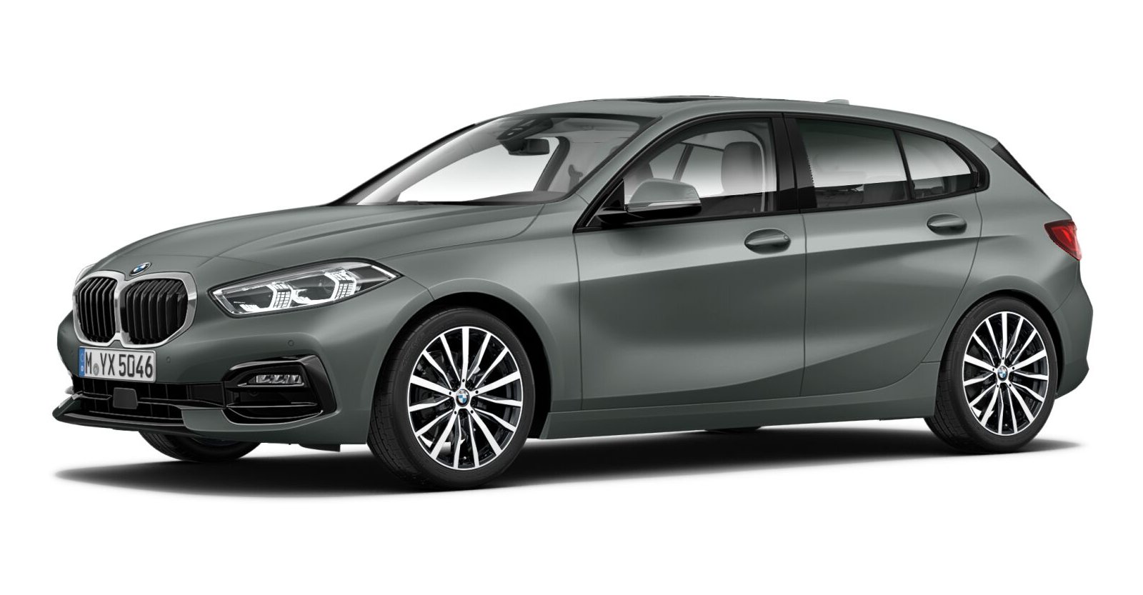 BMW BMW 1er in Grau von vorne BMW BMW 1er in Grau von vorne