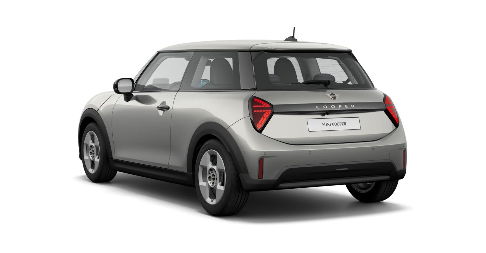 MINI MINI 3-Türer in Silber von hinten MINI MINI 3-Türer in Silber von hinten