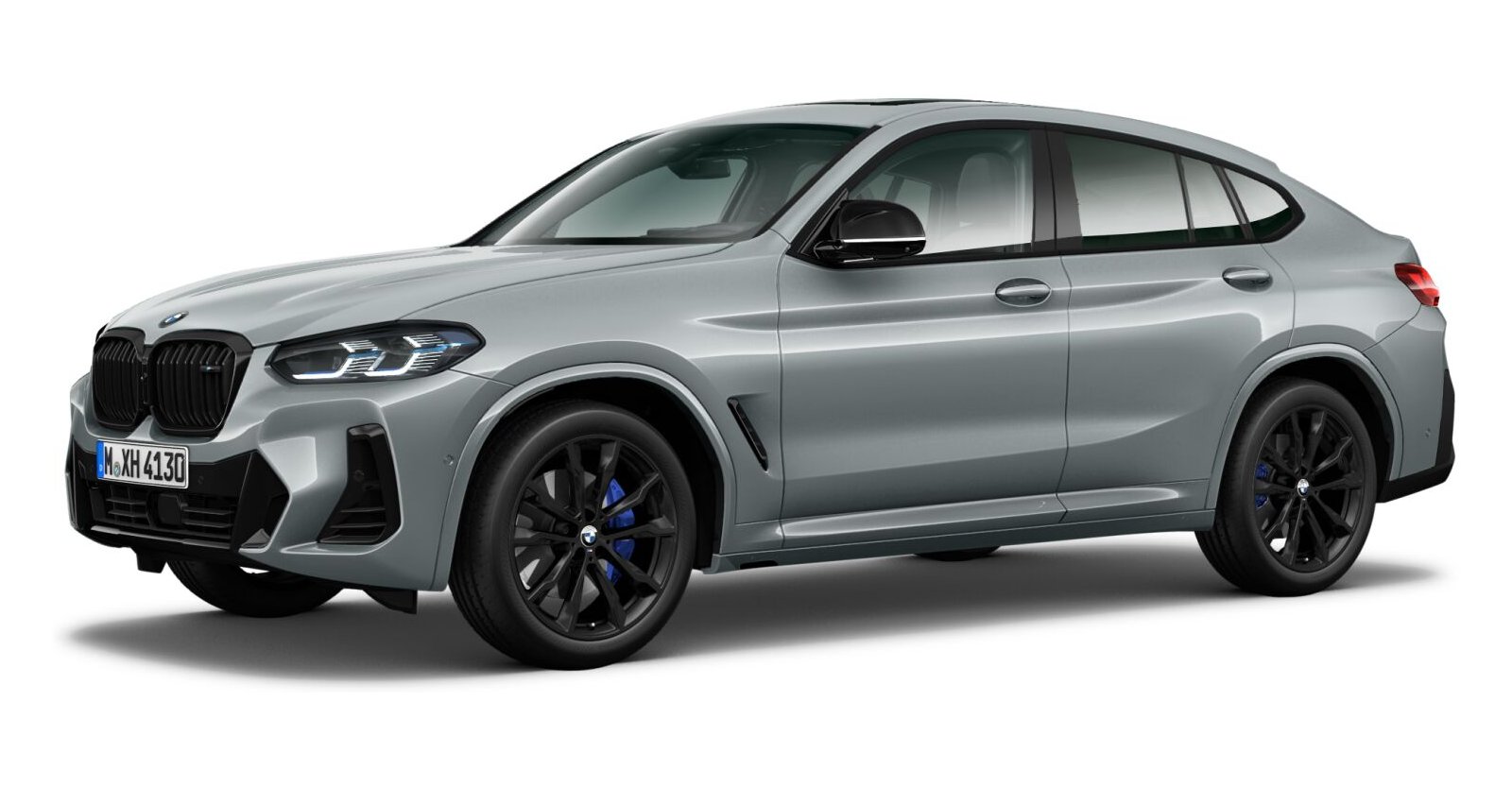 BMW X4 M40i in Grau von vorne BMW X4 M40i in Grau von vorne