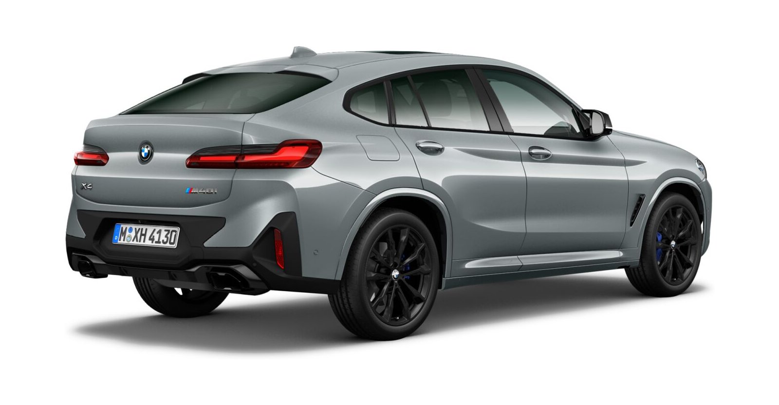 BMW BMW X in Grau von hinten