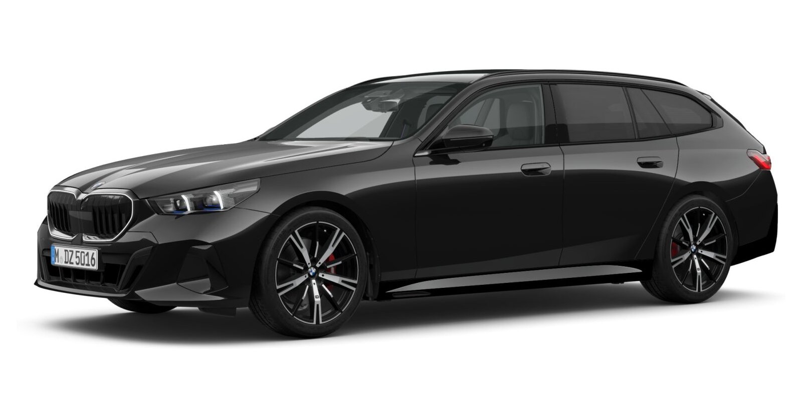 BMW BMW 5er in Schwarz von vorne BMW BMW 5er in Schwarz von vorne
