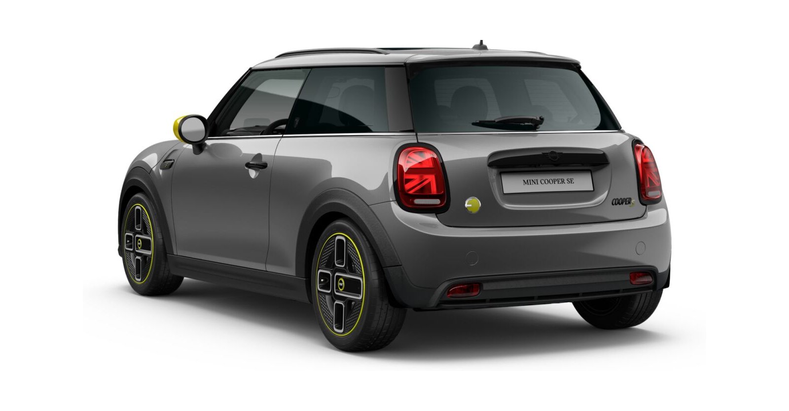 MINI MINI 3-Türer in Grau von hinten MINI MINI 3-Türer in Grau von hinten