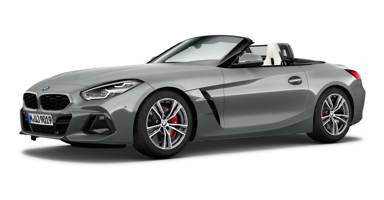 BMW Z4 sDrive30i in Grau von vorne BMW Z4 sDrive30i in Grau von vorne