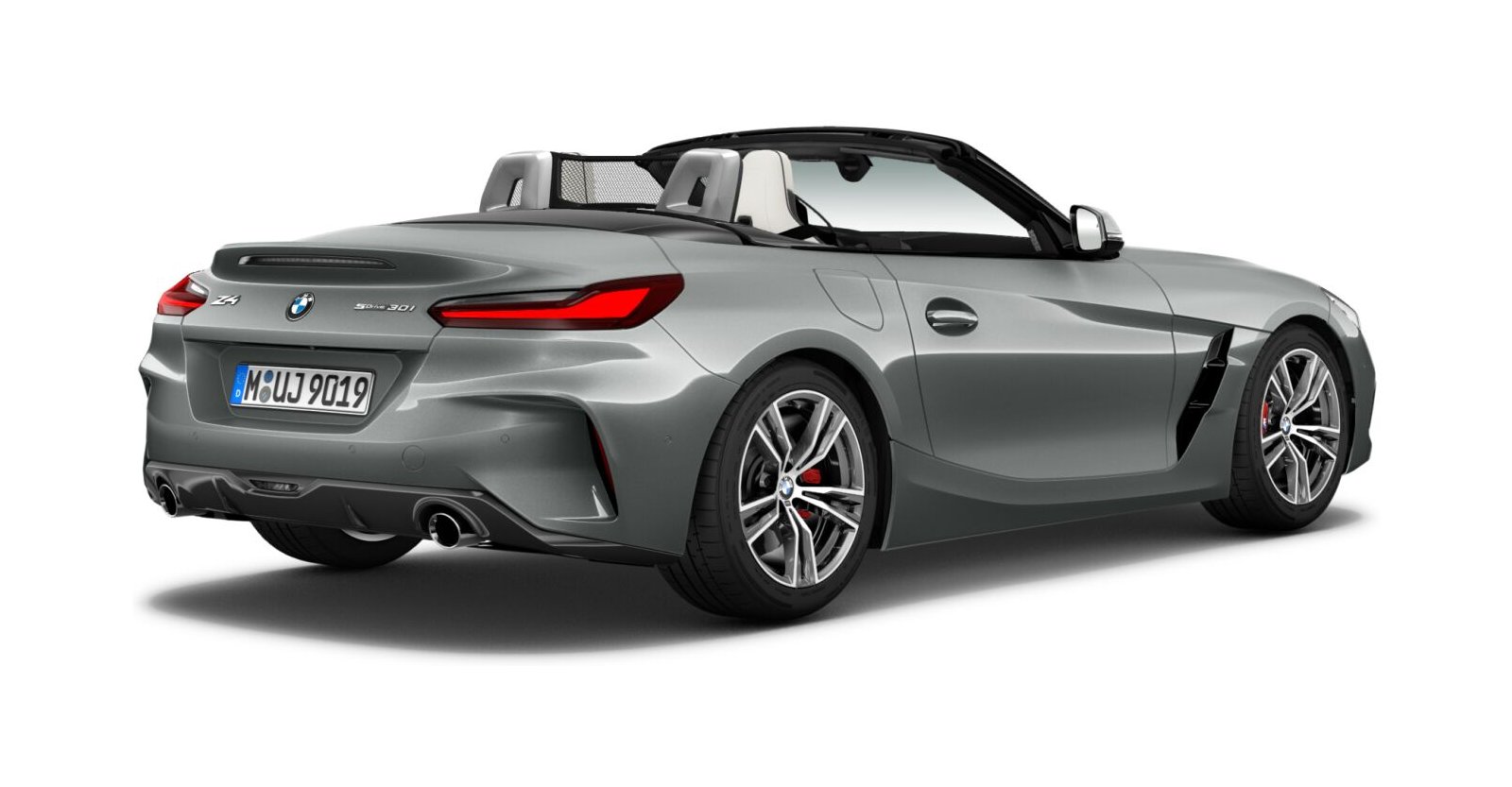 BMW BMW Z in Grau von hinten BMW BMW Z in Grau von hinten