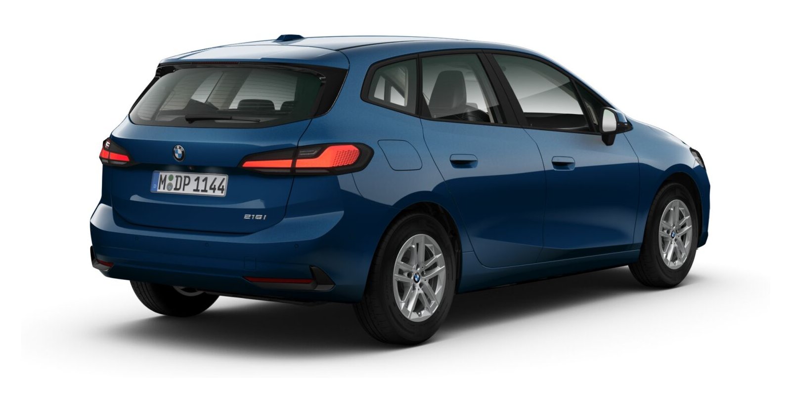 BMW BMW 2er in Blau von hinten BMW BMW 2er in Blau von hinten