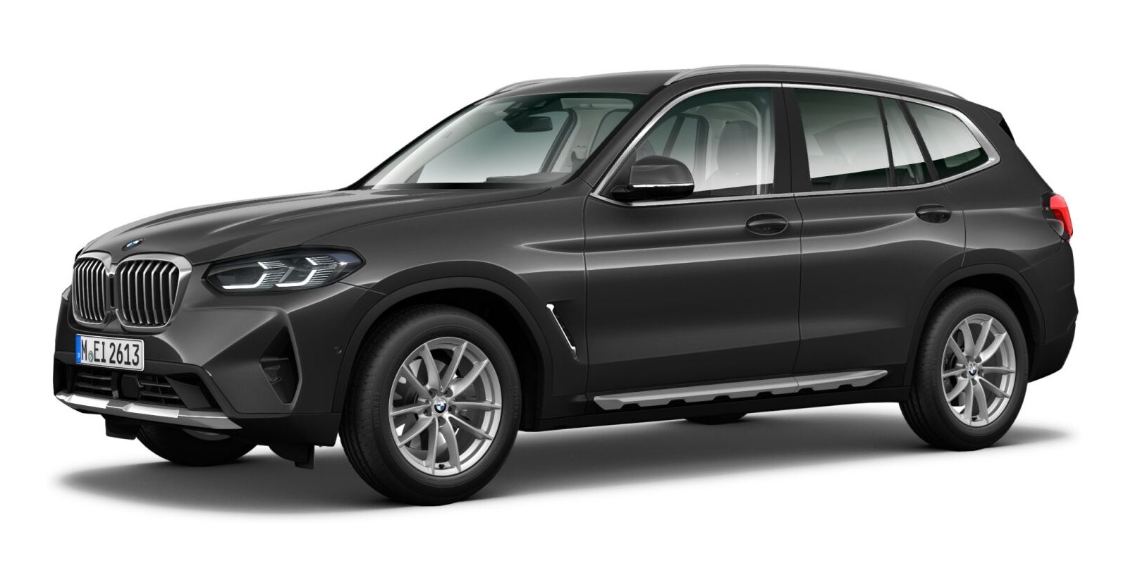 BMW X3 xDrive 20d in Grau von vorne BMW X3 xDrive 20d in Grau von vorne