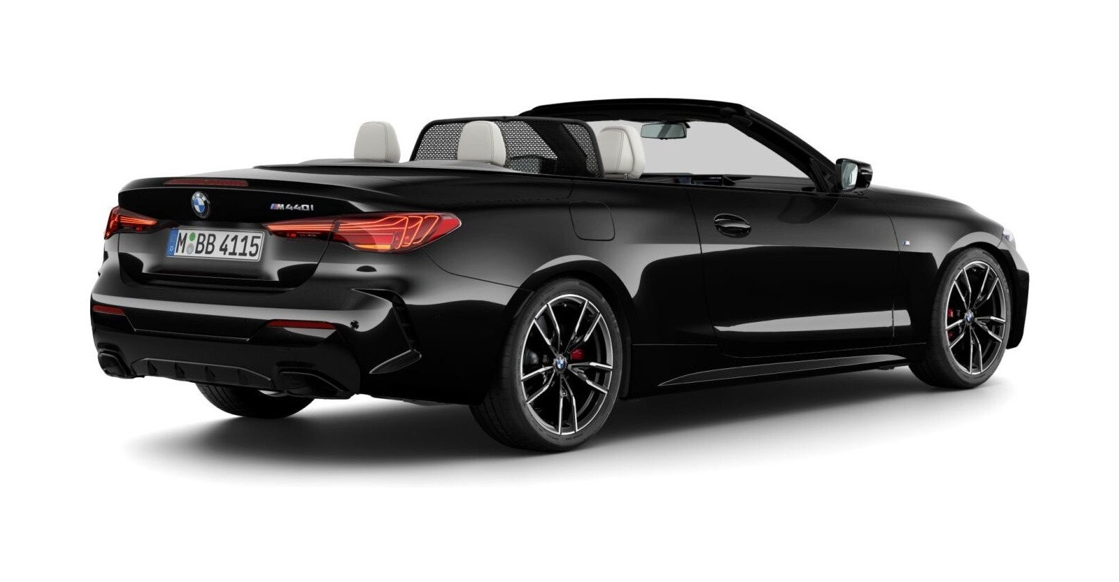BMW BMW 4er in Schwarz von hinten BMW BMW 4er in Schwarz von hinten