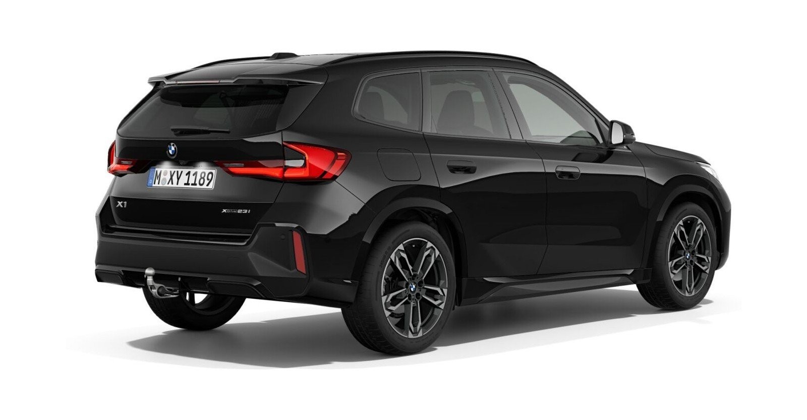 BMW BMW X in Schwarz von hinten BMW BMW X in Schwarz von hinten