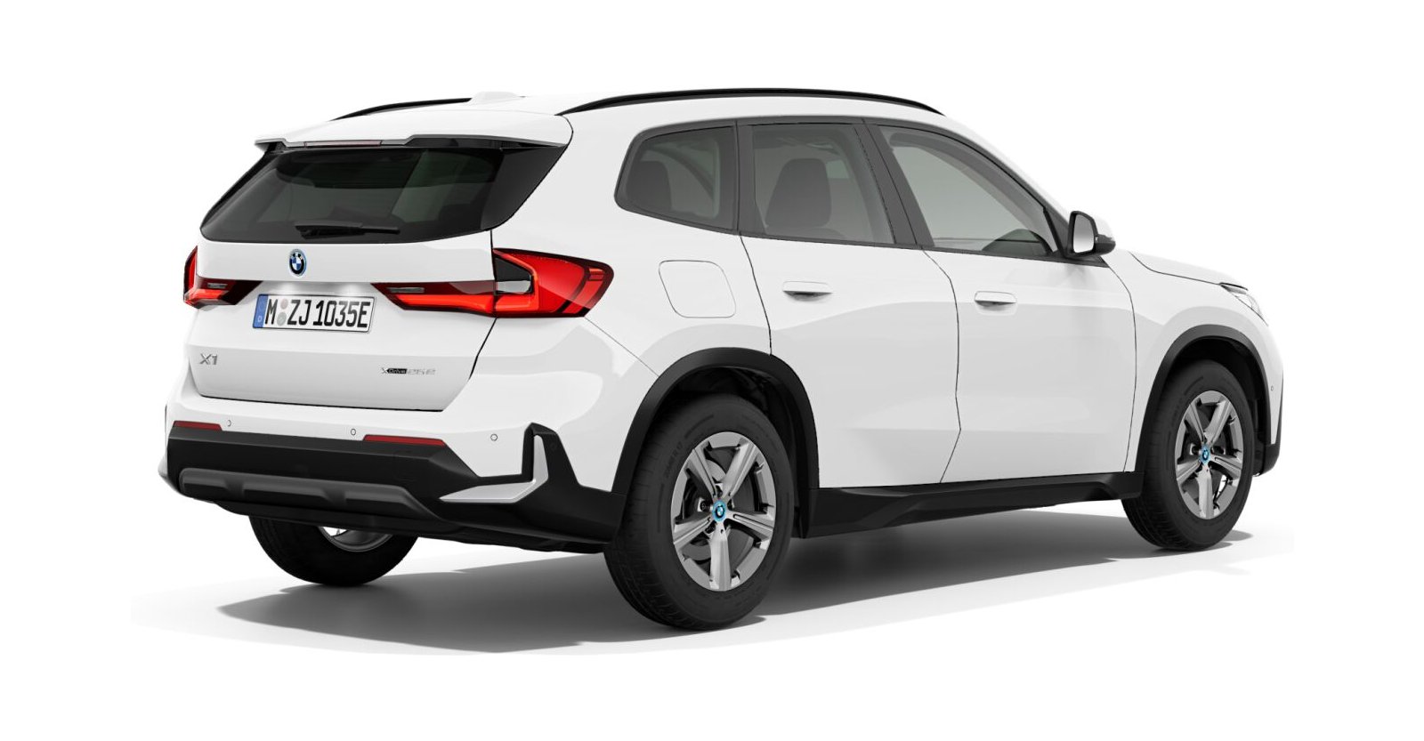 BMW BMW X in Weiß von hinten BMW BMW X in Weiß von hinten