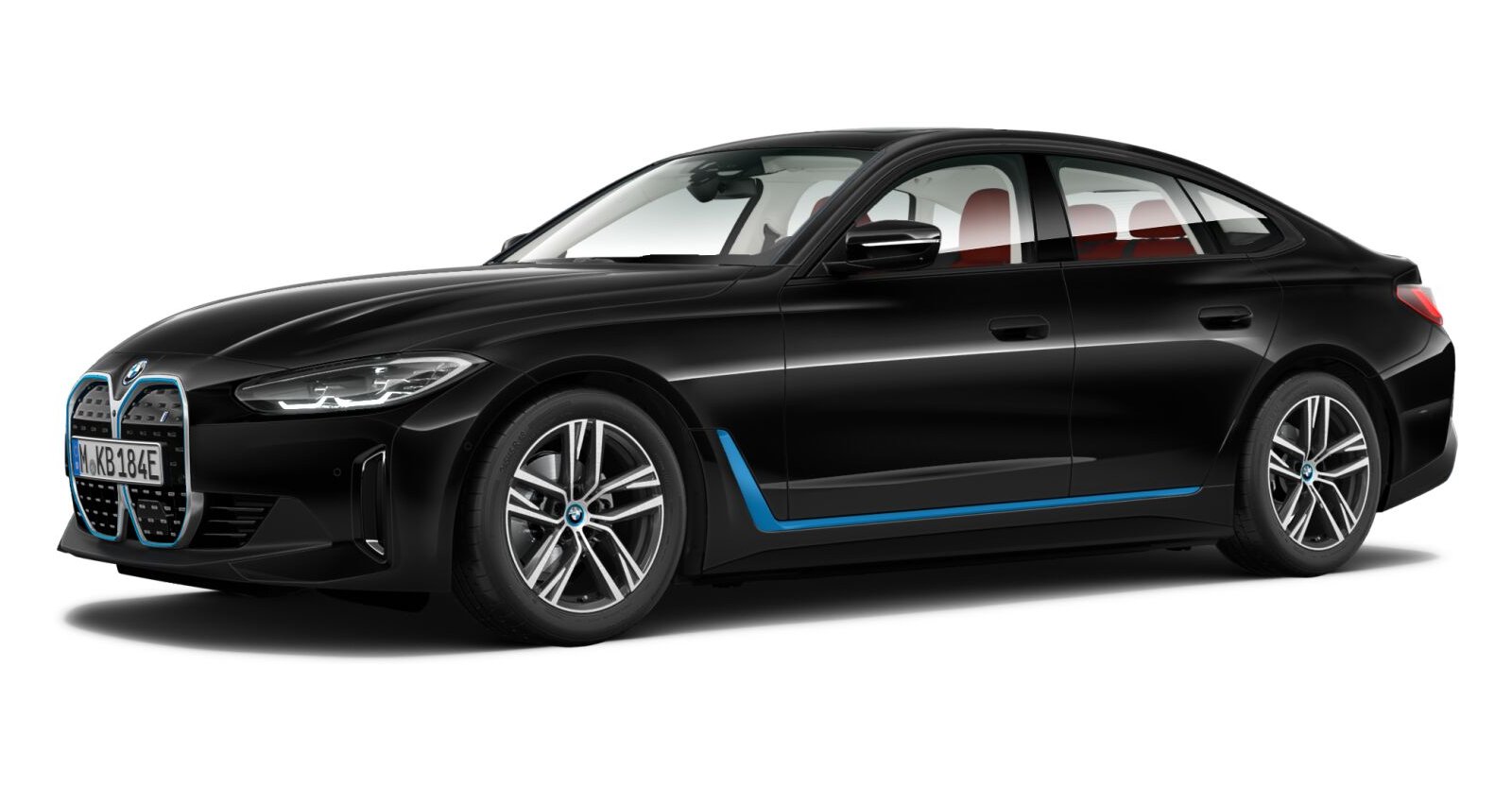 BMW BMW I in Schwarz von vorne BMW BMW I in Schwarz von vorne