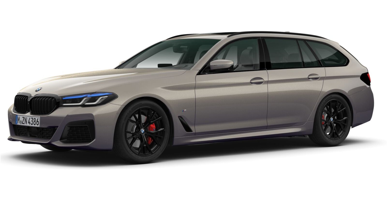 BMW BMW 5er in Grau von vorne BMW BMW 5er in Grau von vorne