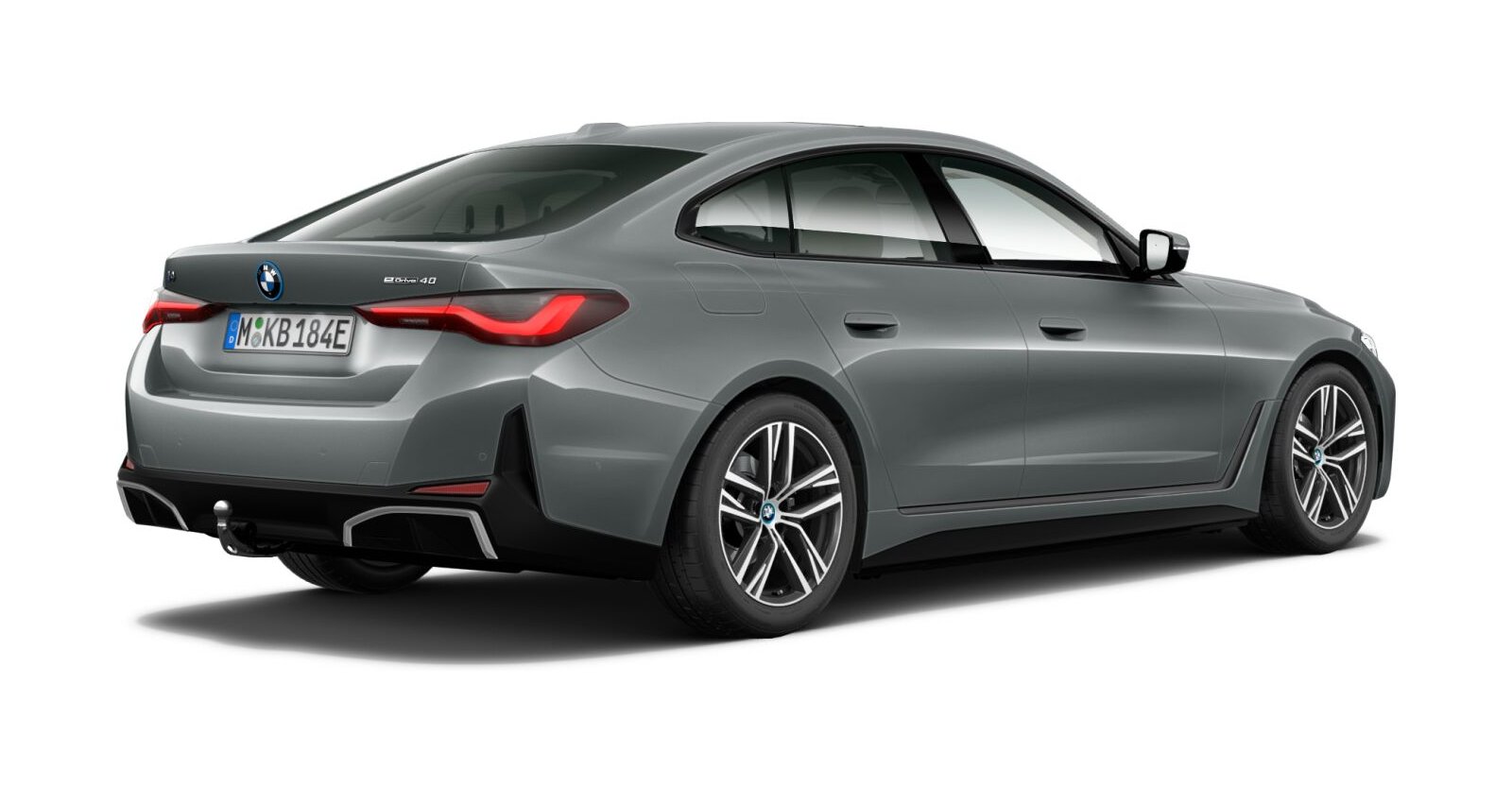 BMW BMW I in Grau von hinten BMW BMW I in Grau von hinten