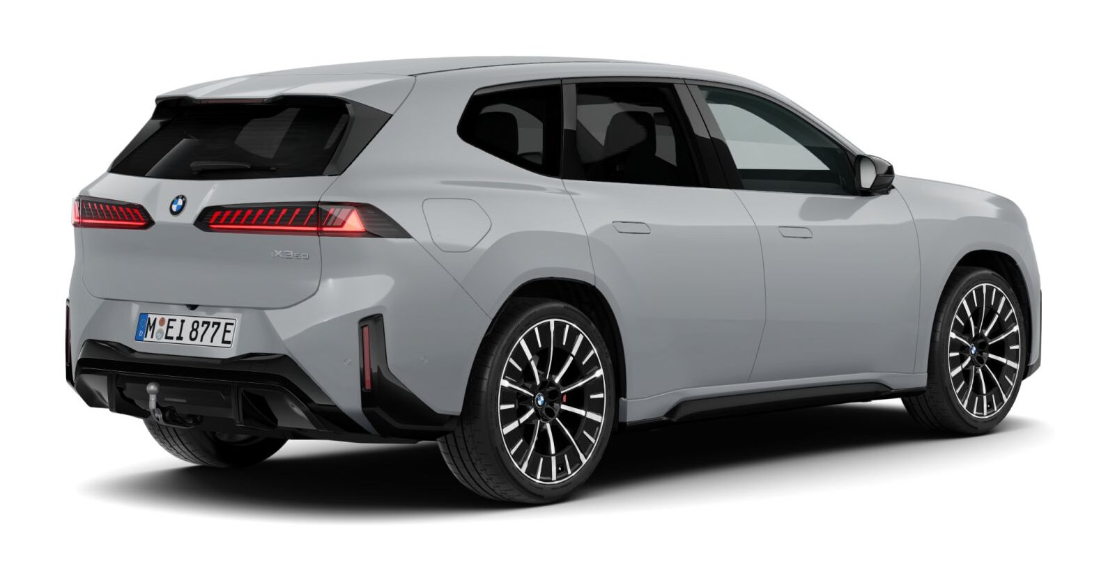 BMW BMW I in Grau von hinten BMW BMW I in Grau von hinten