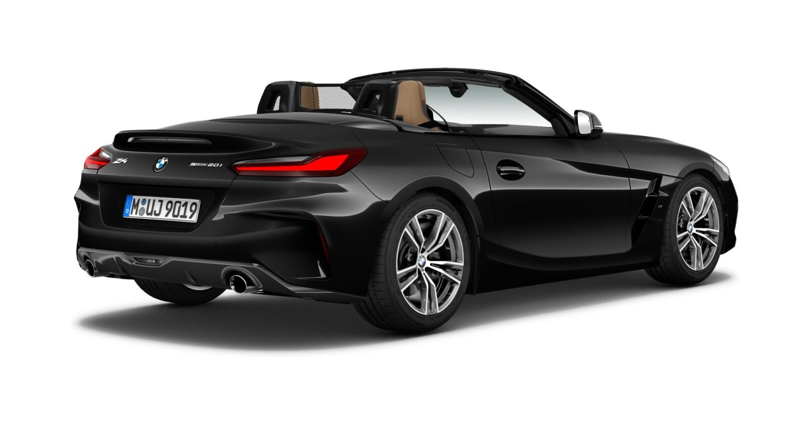 BMW BMW Z in Schwarz von hinten BMW BMW Z in Schwarz von hinten