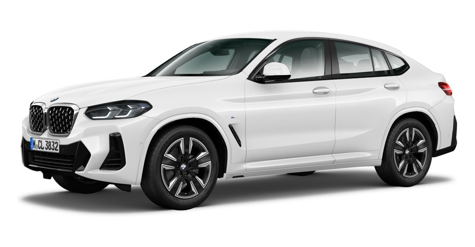 BMW X4 xDrive30d in Weiß von vorne BMW X4 xDrive30d in Weiß von vorne