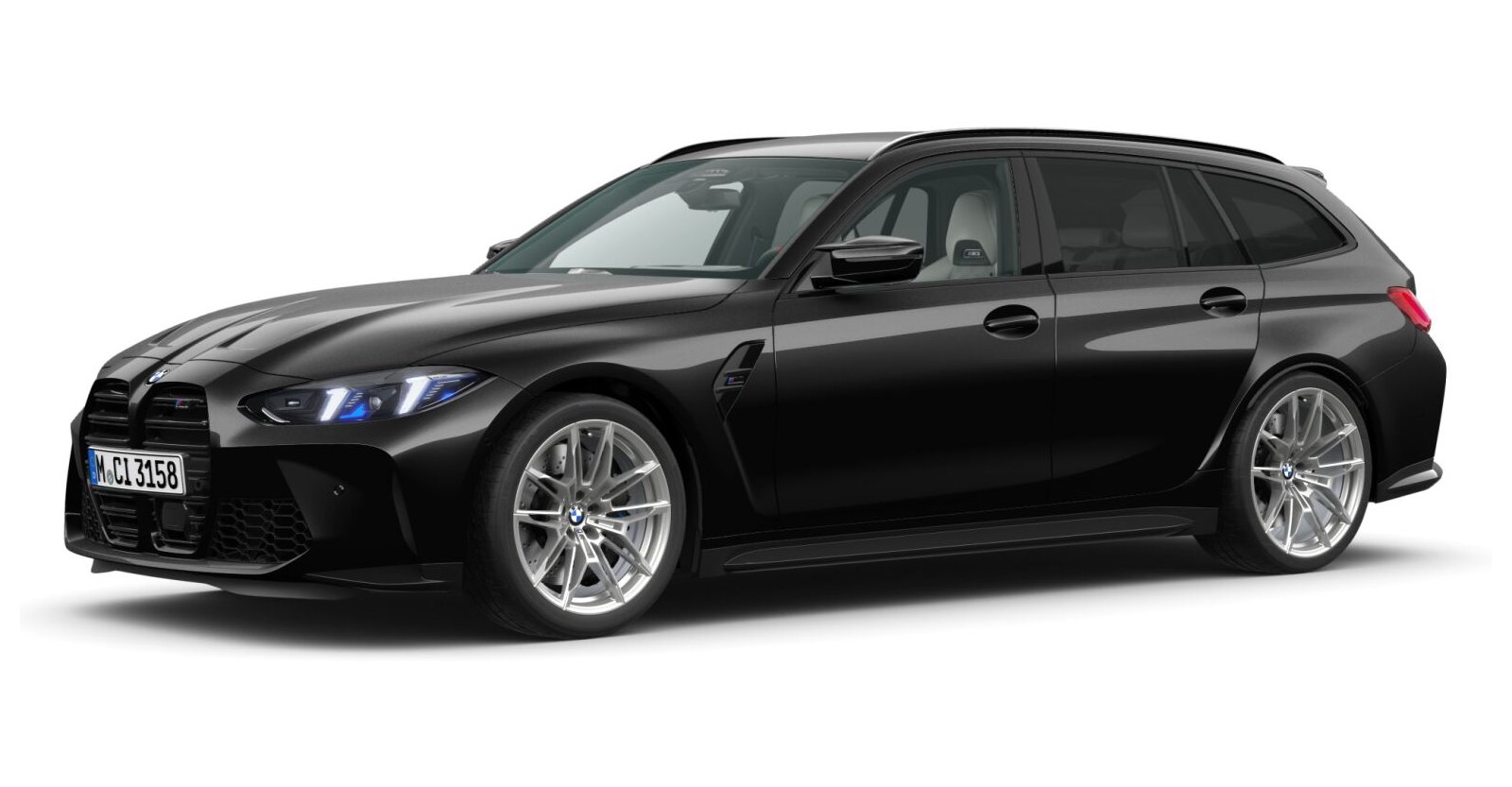 BMW BMW M in Schwarz von vorne BMW BMW M in Schwarz von vorne