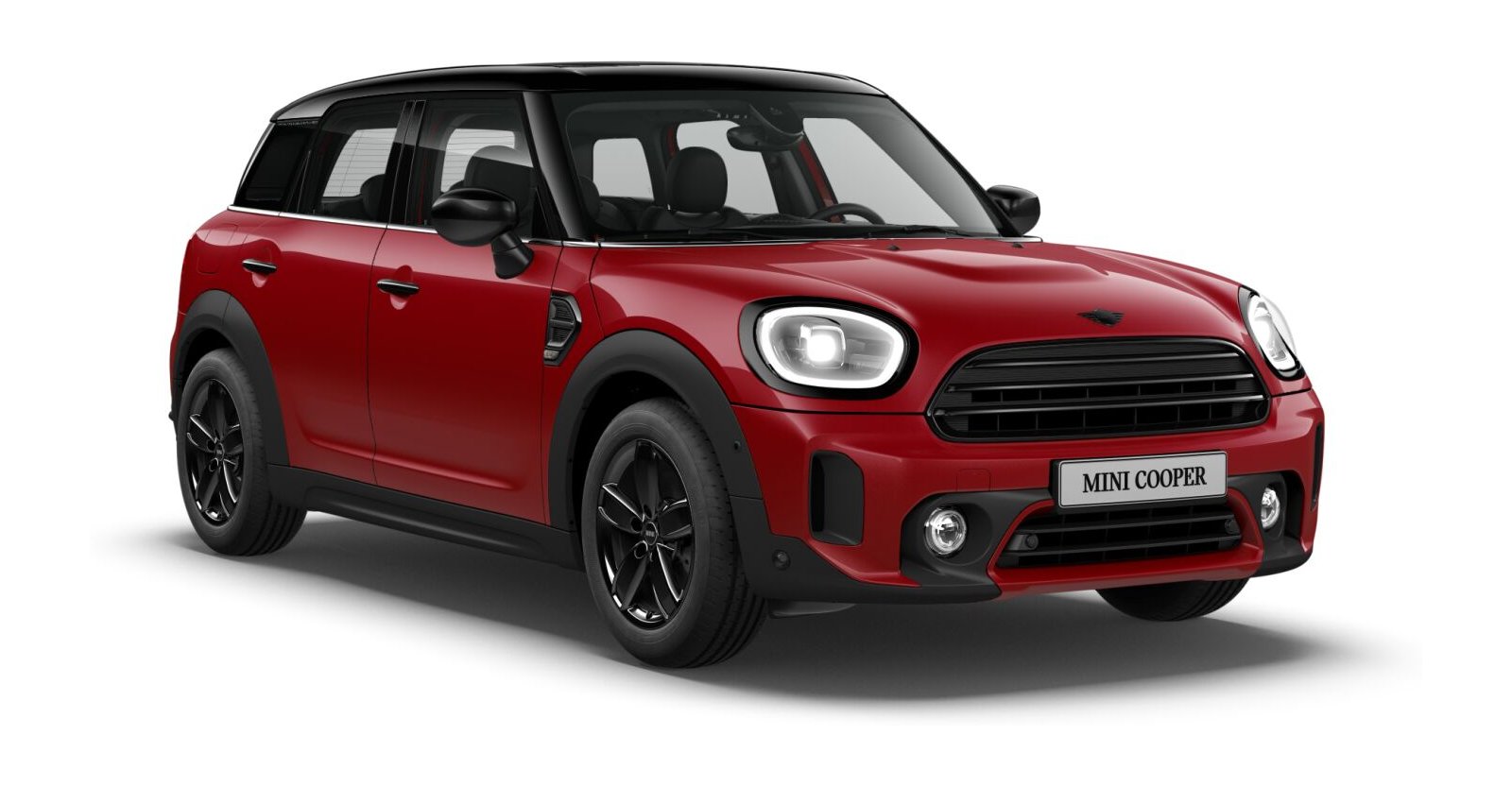 MINI MINI Countryman in Rot von vorne MINI MINI Countryman in Rot von vorne