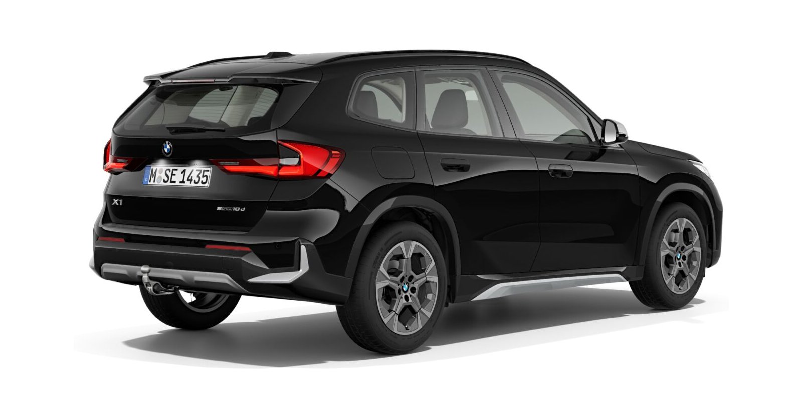 BMW BMW X in Schwarz von hinten BMW BMW X in Schwarz von hinten