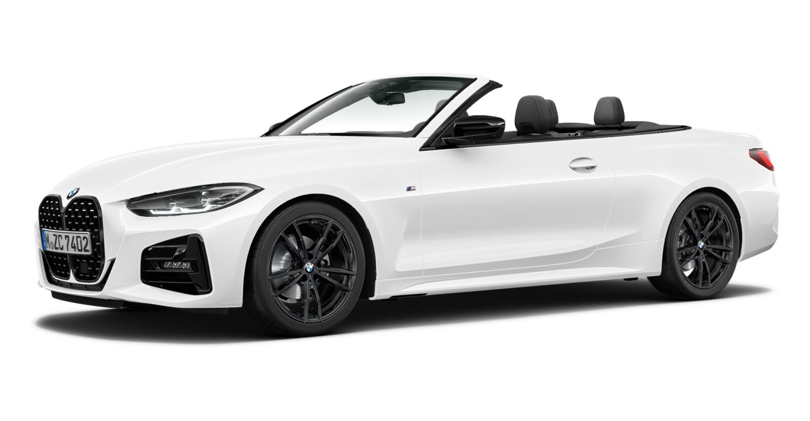 BMW BMW 4er in Weiß von vorne BMW BMW 4er in Weiß von vorne