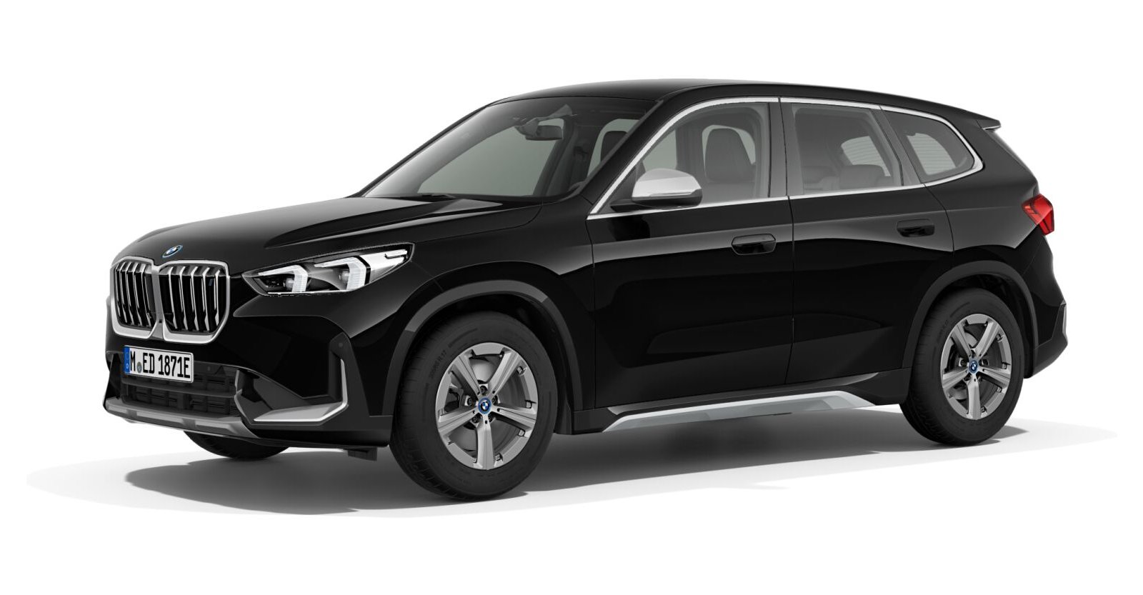 BMW BMW I in Schwarz von vorne BMW BMW I in Schwarz von vorne