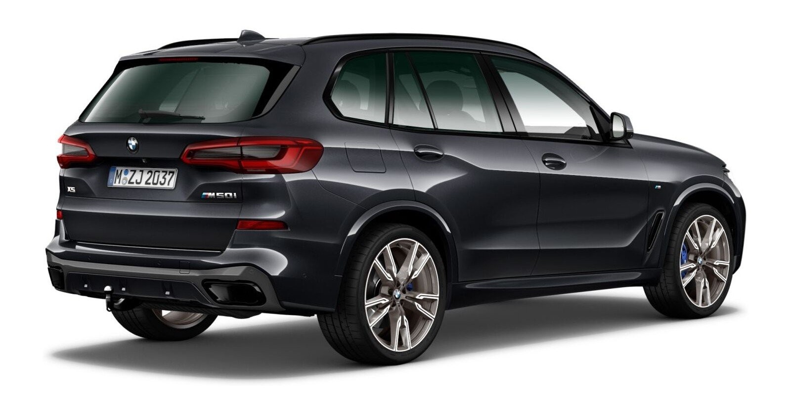 BMW BMW X in Grau von hinten BMW BMW X in Grau von hinten