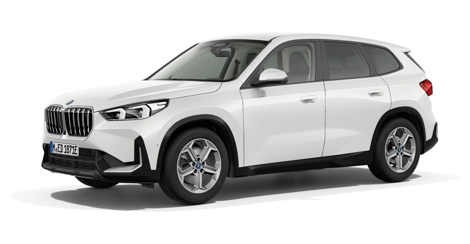 BMW BMW I in Weiß von vorne BMW BMW I in Weiß von vorne