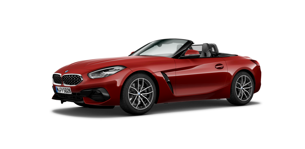 BMW BMW Z in Rot von vorne BMW BMW Z in Rot von vorne