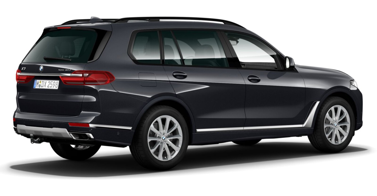 BMW BMW X in Grau von hinten BMW BMW X in Grau von hinten