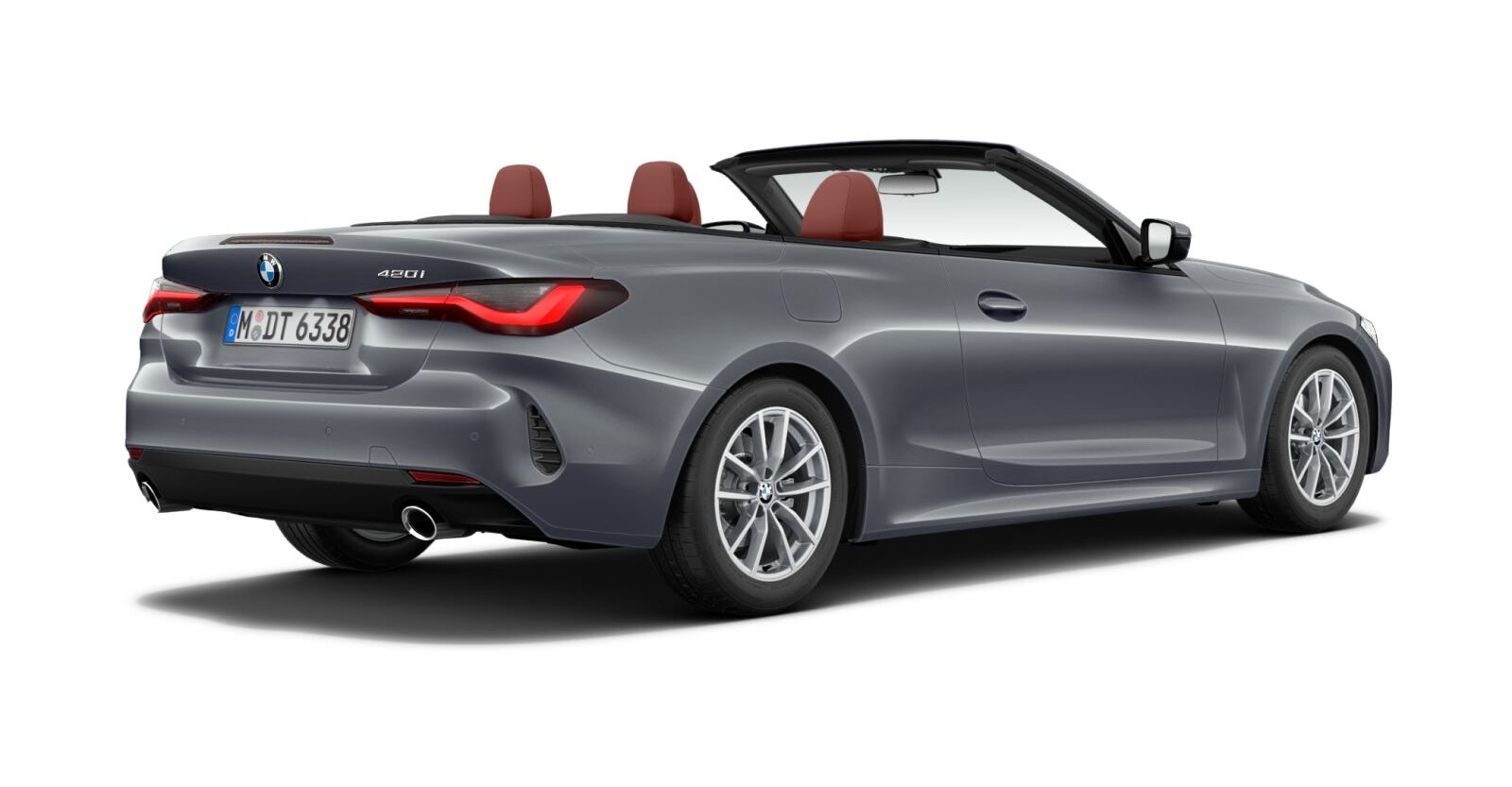 BMW BMW 4er in Grau von hinten BMW BMW 4er in Grau von hinten