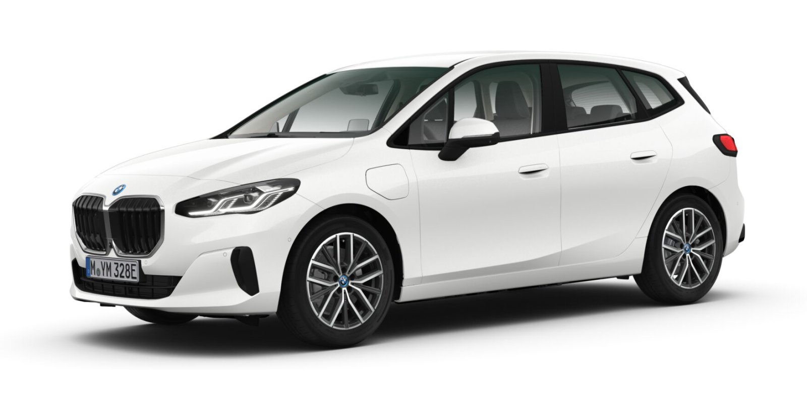 BMW BMW 2er in Weiß von vorne BMW BMW 2er in Weiß von vorne