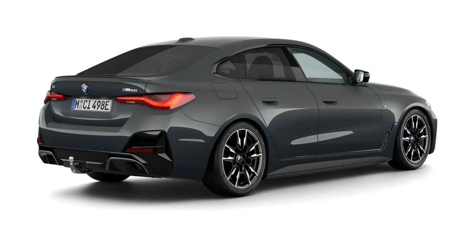 BMW BMW I in Grau von hinten BMW BMW I in Grau von hinten