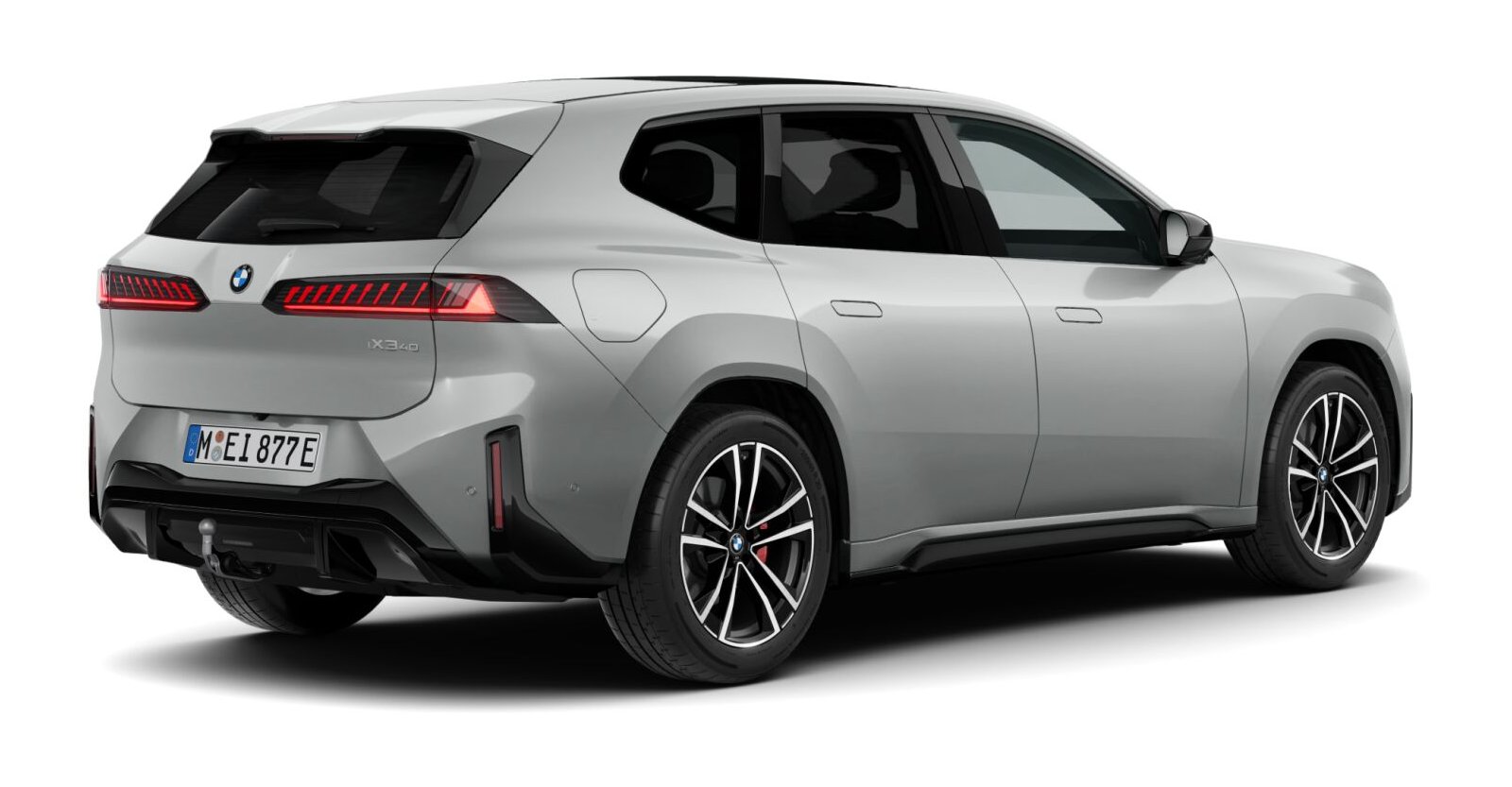 BMW BMW I in Grau von hinten BMW BMW I in Grau von hinten