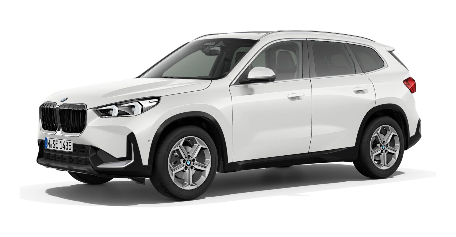 BMW X1 xDrive20d in Weiß von vorne BMW X1 xDrive20d in Weiß von vorne