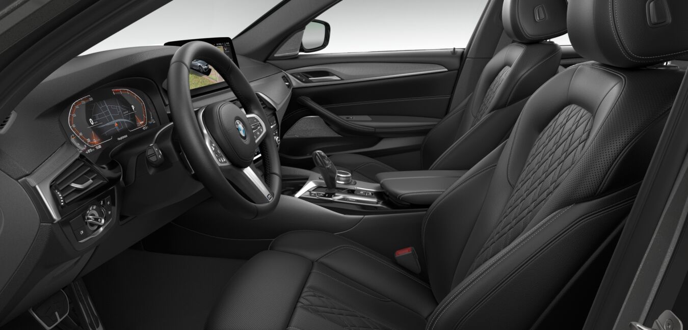 BMW BMW 5er im Innenraum seitlich