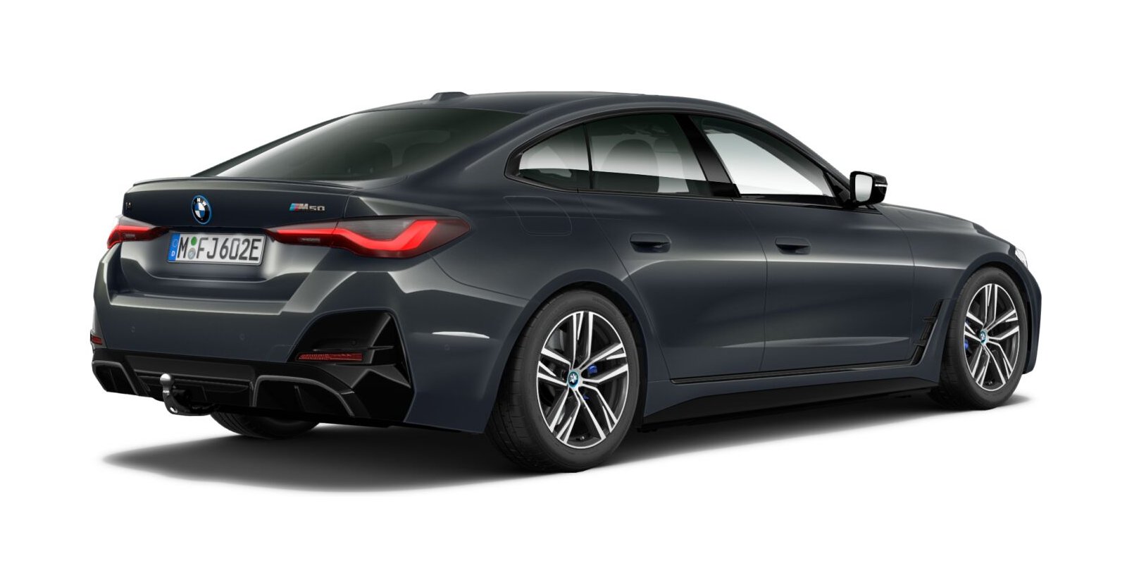 BMW BMW I in Grau von hinten BMW BMW I in Grau von hinten