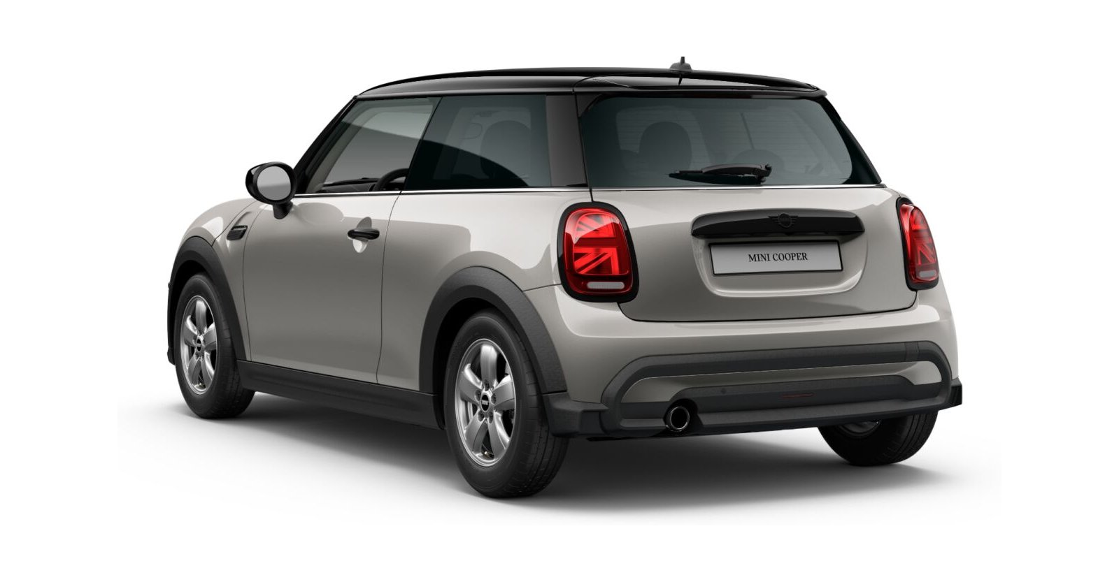 MINI MINI 3-Türer in Silber von hinten MINI MINI 3-Türer in Silber von hinten