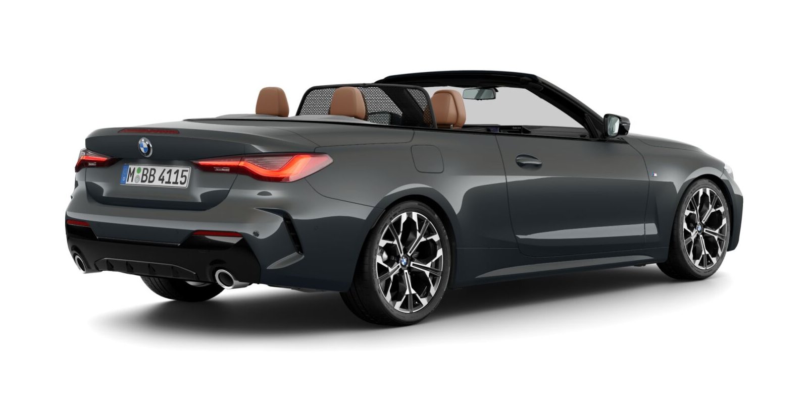 BMW BMW 4er in Grau von hinten BMW BMW 4er in Grau von hinten