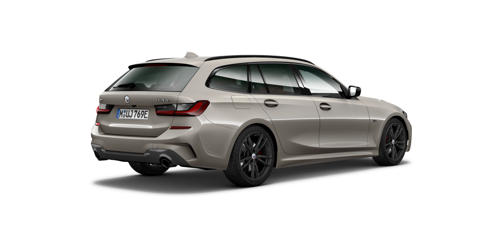 BMW BMW 3er in Grau von hinten