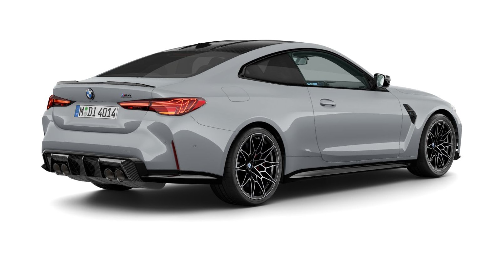 BMW BMW M in Grau von hinten BMW BMW M in Grau von hinten
