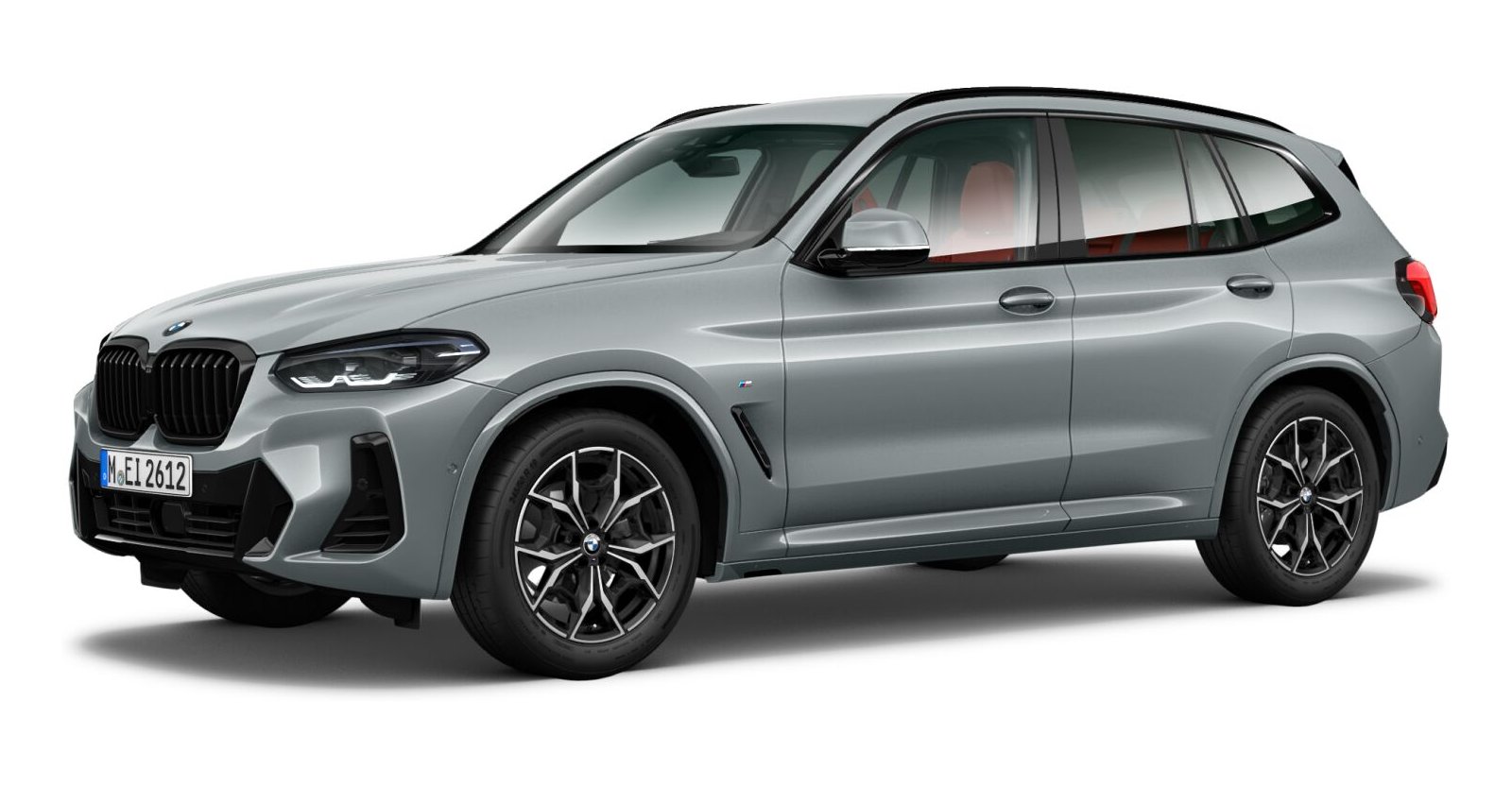 BMW X3 xDrive 20i in Grau von vorne