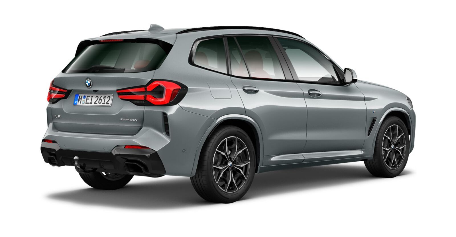 BMW BMW X in Grau von hinten BMW BMW X in Grau von hinten