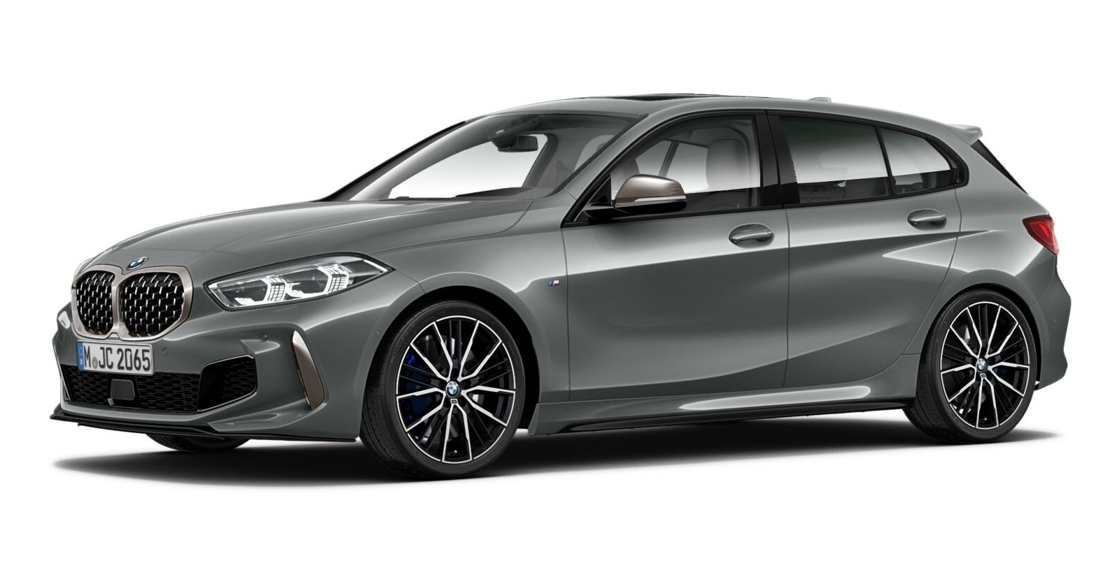 BMW BMW 1er in Grau von vorne BMW BMW 1er in Grau von vorne