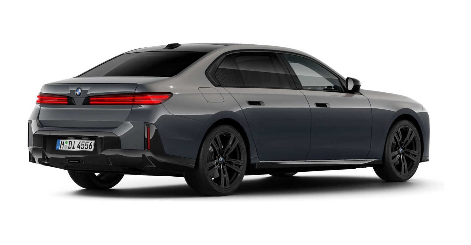 BMW BMW 7er in Grau von hinten BMW BMW 7er in Grau von hinten