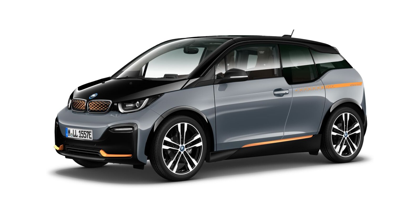 BMW BMW I in Grau von vorne