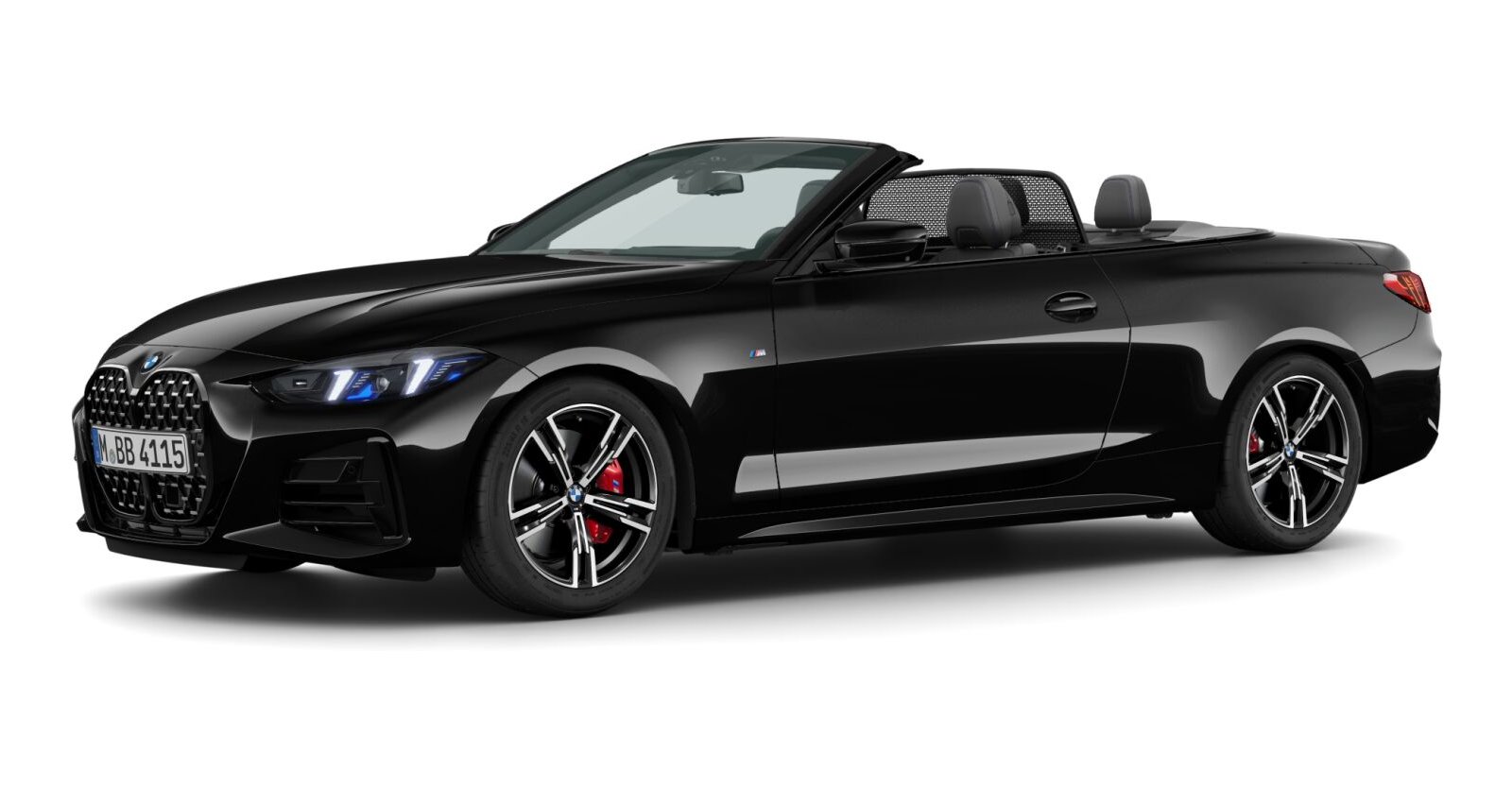 BMW BMW 4er in Schwarz von vorne BMW BMW 4er in Schwarz von vorne